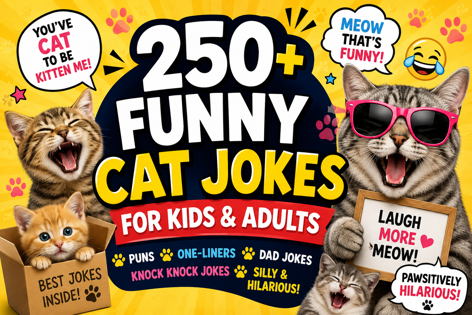100+ Funny Cat Jokes