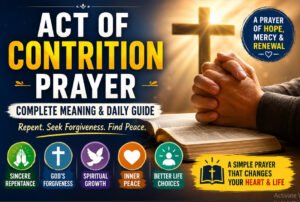Act of Contrition Prayer Guide: Meaning, Purpose & Benefits