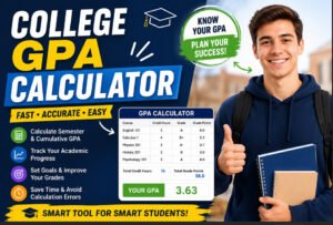 How to Use a College GPA Calculator Step by Step